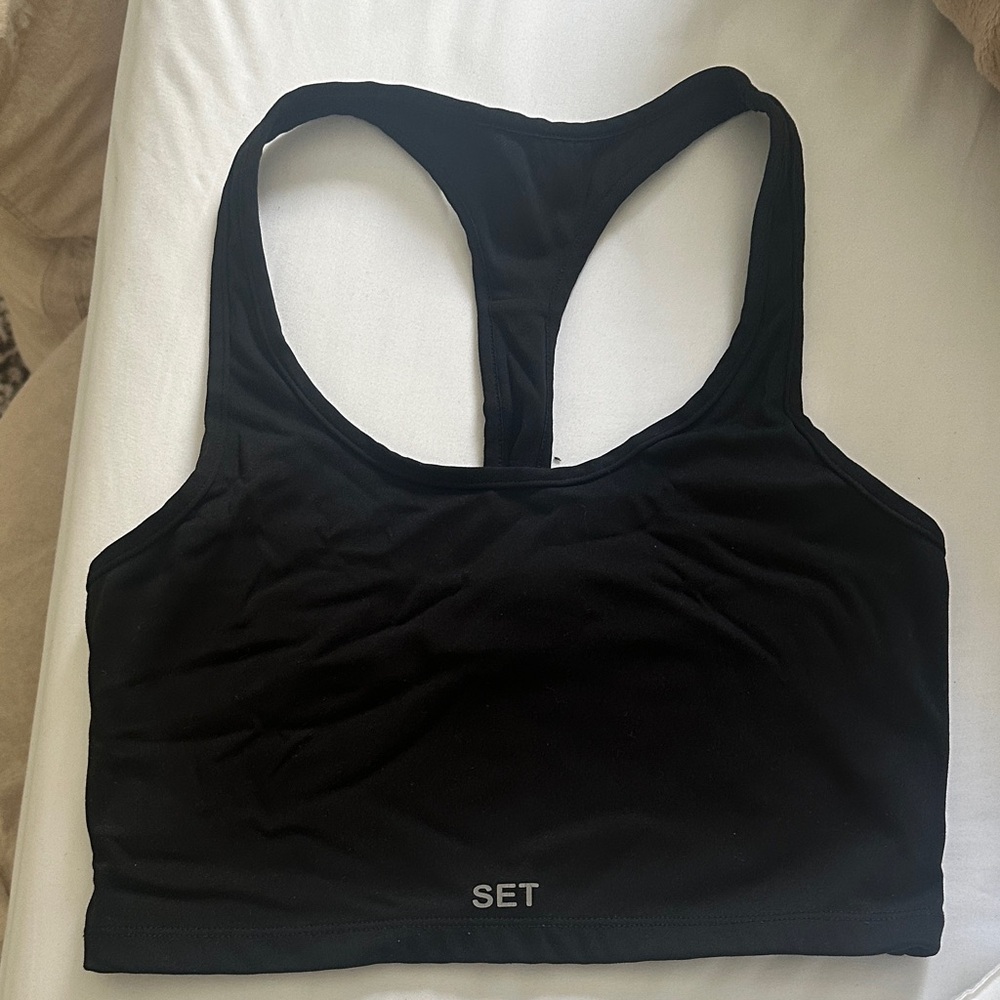 SET Active Black Sports Bra
